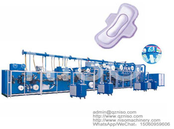 เครื่องจักรผ้าอนามัยแบบอัตโนมัติเต็มรูปแบบ (HY800-SV)