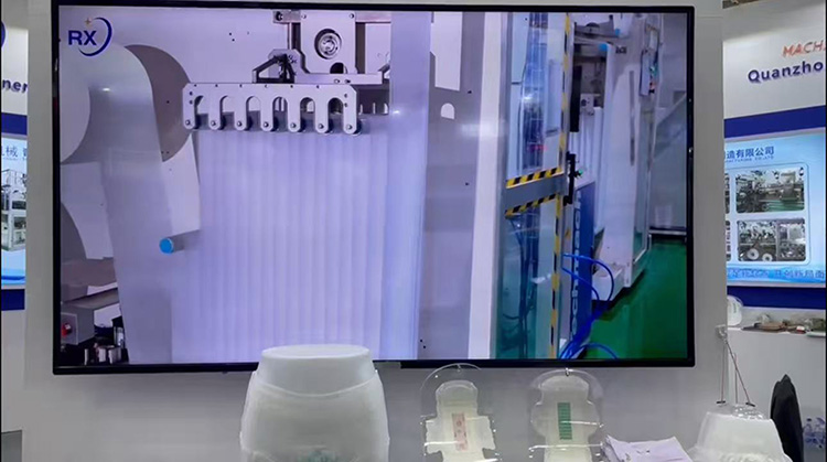 Ruoxin Machinery automated diaper production line equipment